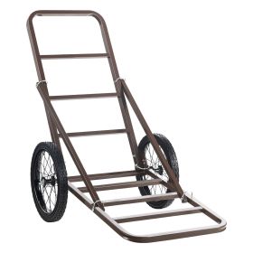 Deer Cart, 300 LBS Capacity Folding Game Cart, Deer Cart Game Hauler with Big Rubber Wheels & Ergonomic Handle, Heavy-Duty Game Cart Accessories