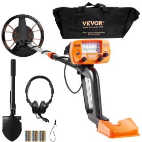 Metal Detector for Adults & Kids, 8 Inch Waterproof Search Coil with High Accuracy Pointer Display, Adjustable 38''-49'' Gold Detector
